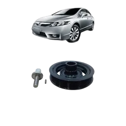 KIT Polia Virabrequim Civic 1.8 2007 2008 2009 2010 2011